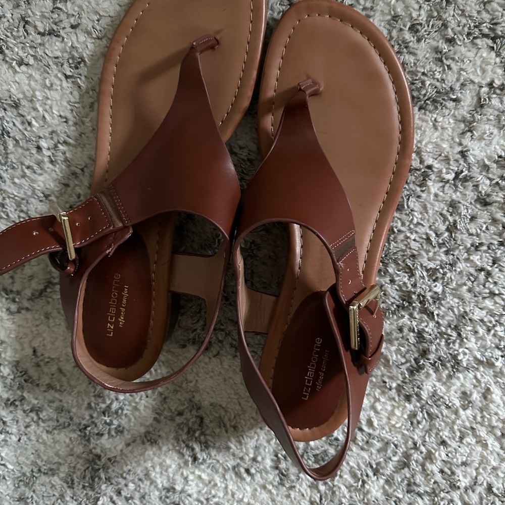 Liz Claiborne Brown Sandals
